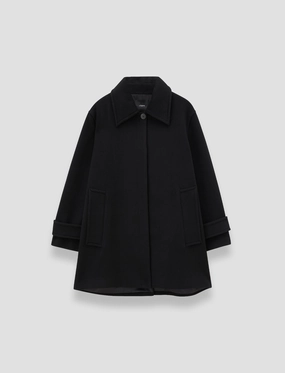 FleeceLined Abrasion Resistant Panels Loti Soft Wool Cashmere Coat