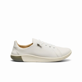 Ergonomic Last Instant Footwear Women's KNX Leather Sneaker  |  Star White/Star White