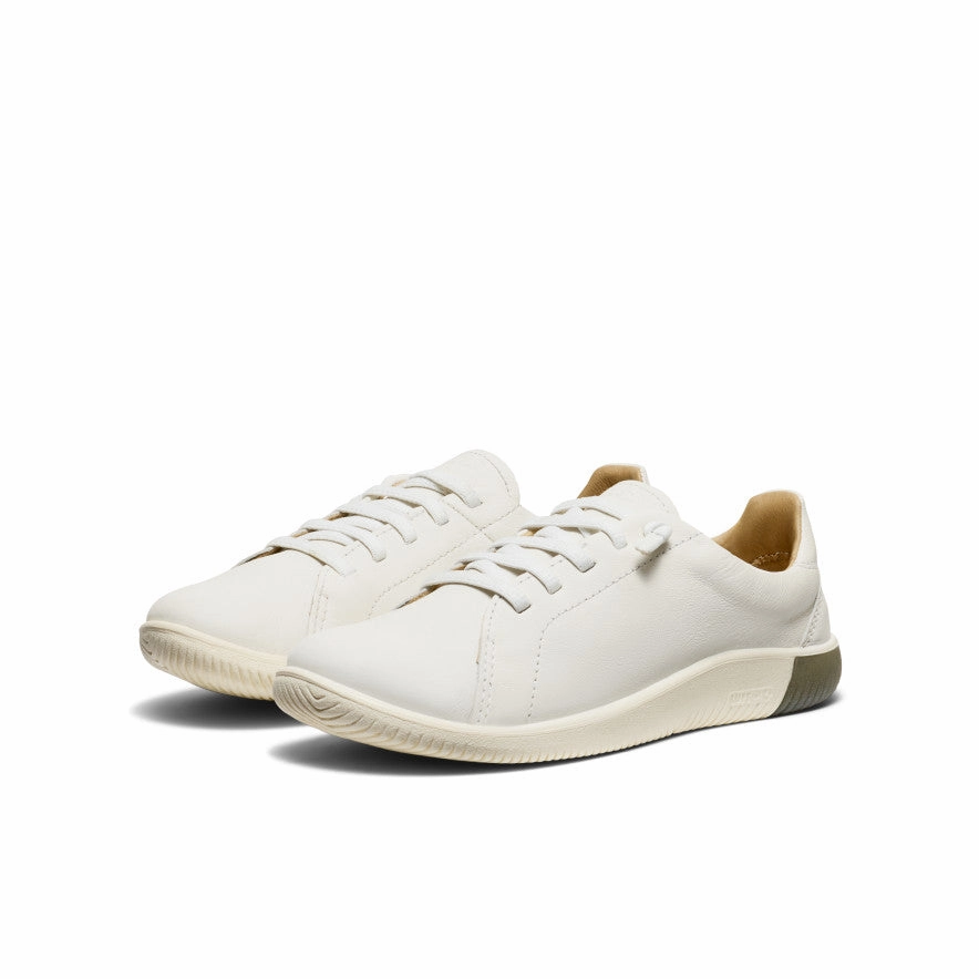 Comfy Ready Slip Light Comfort Women's KNX Leather Sneaker  |  Star White/Star White