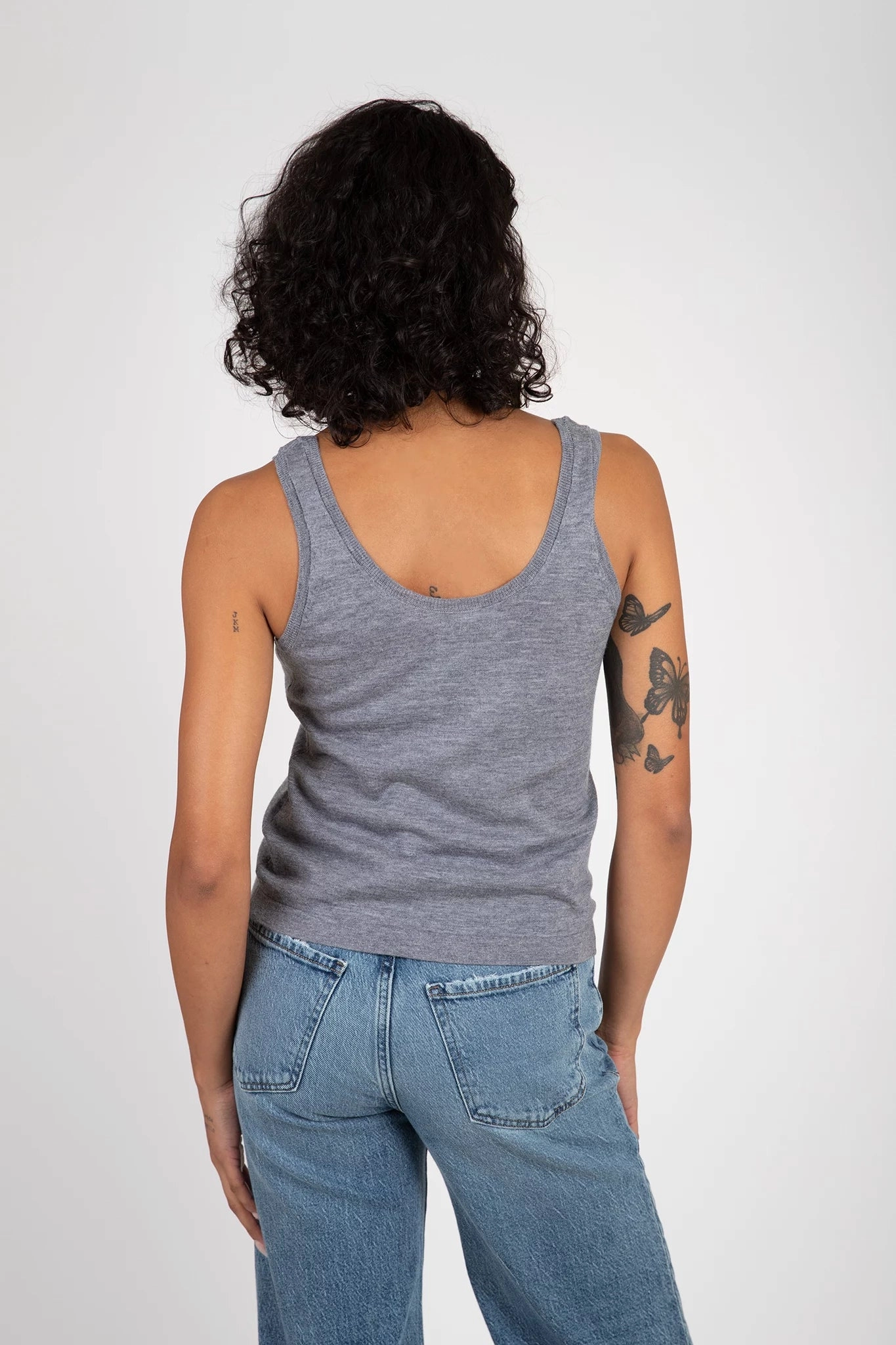 Friction Resistant Shoulder Stylish Dress Laguna Merino Tank