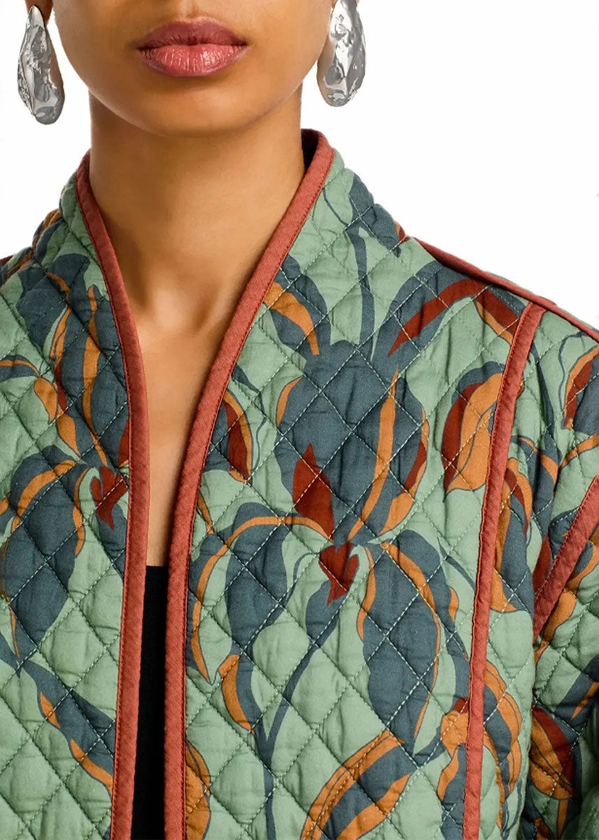 Spring Layer Wind Resistant Coating Adalynn Jacket - Dark Sage