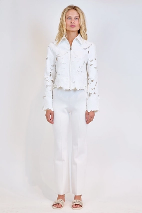 Quinn Jacket White AbrasionResistant