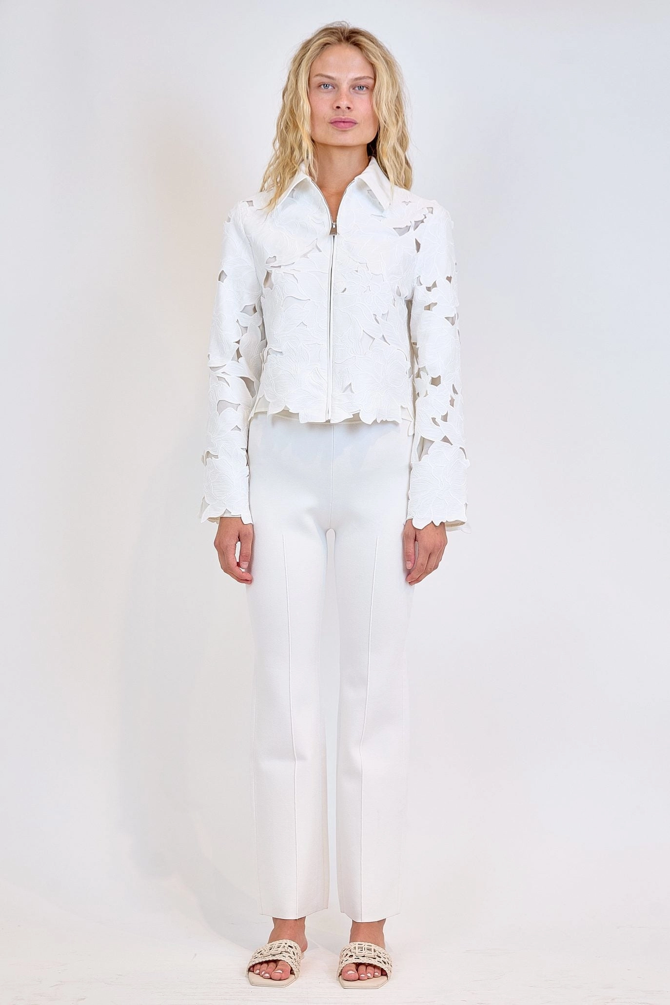 Quinn Jacket White AbrasionResistant