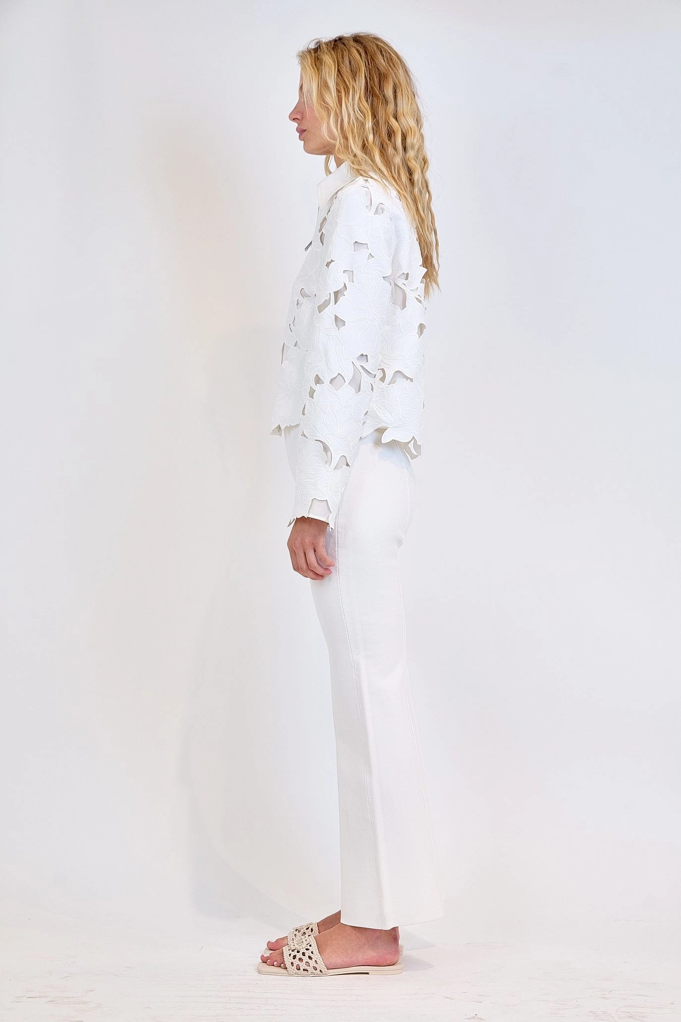 Quinn Jacket White Stretch Enhanced Mobility