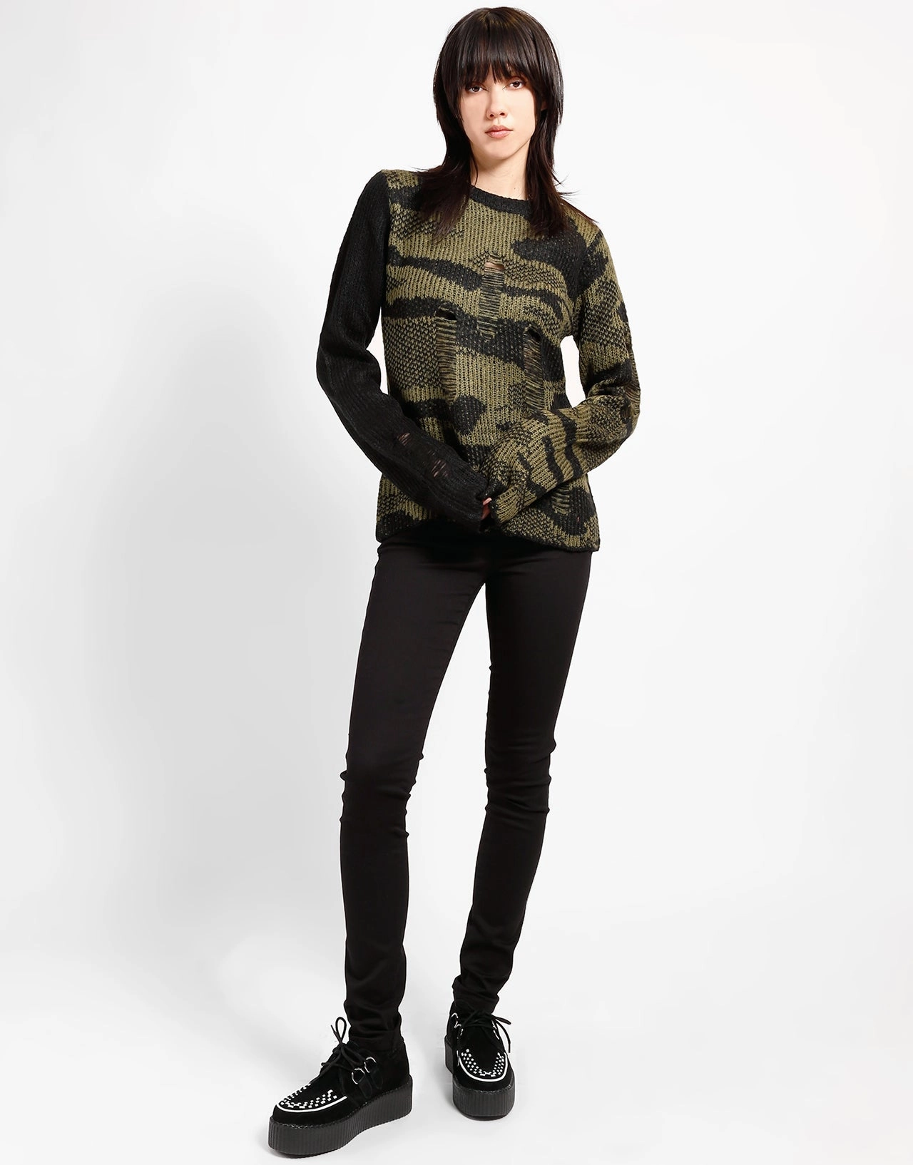 RAG SWEATER CAMO HypoallergenicFibers