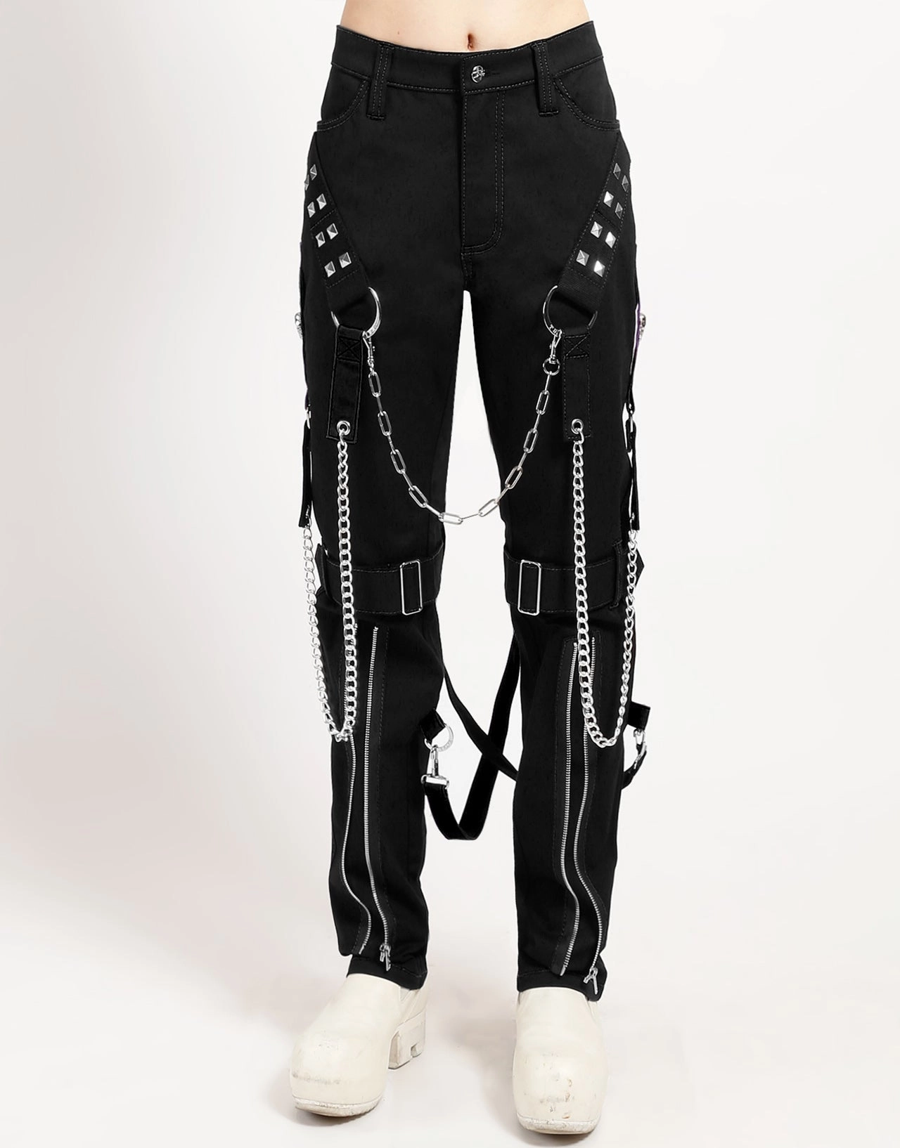 RAIDER PANT ALL BLACK Street Style Gusseted Crotch