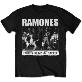 RAMONES CBGB 1978 TEE Moisture Management Technology