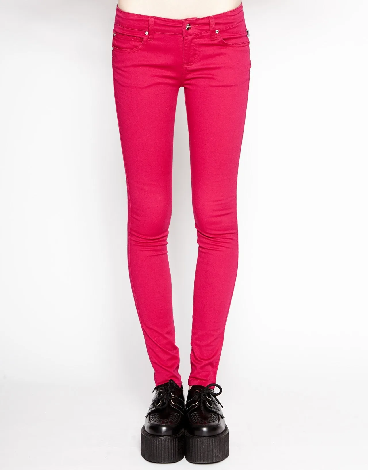 Sustainable Material Blend RASPBERRY T-BACK JEAN