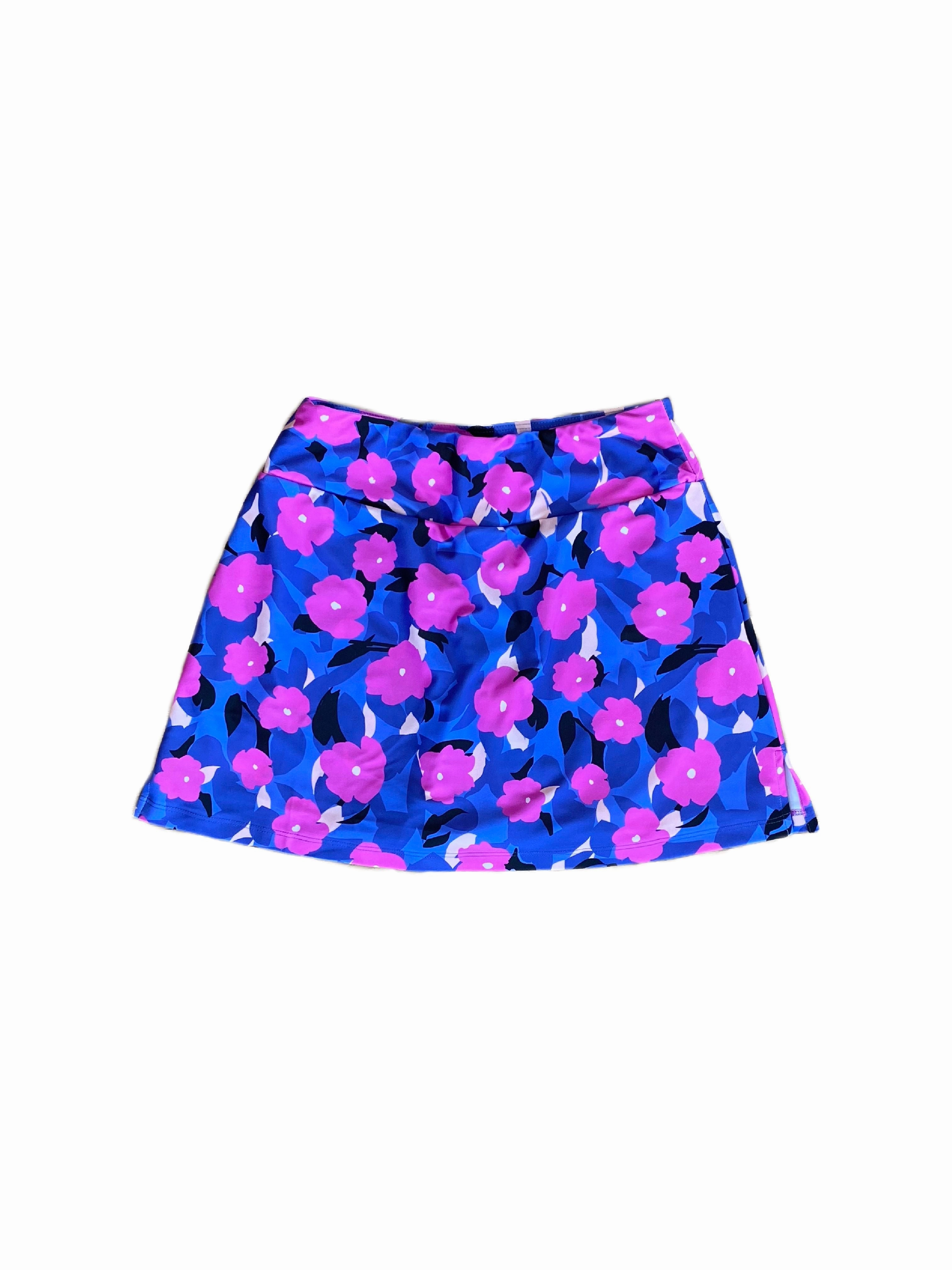 Ribbed Trims LayeredStyling Razi Skort Impatiens