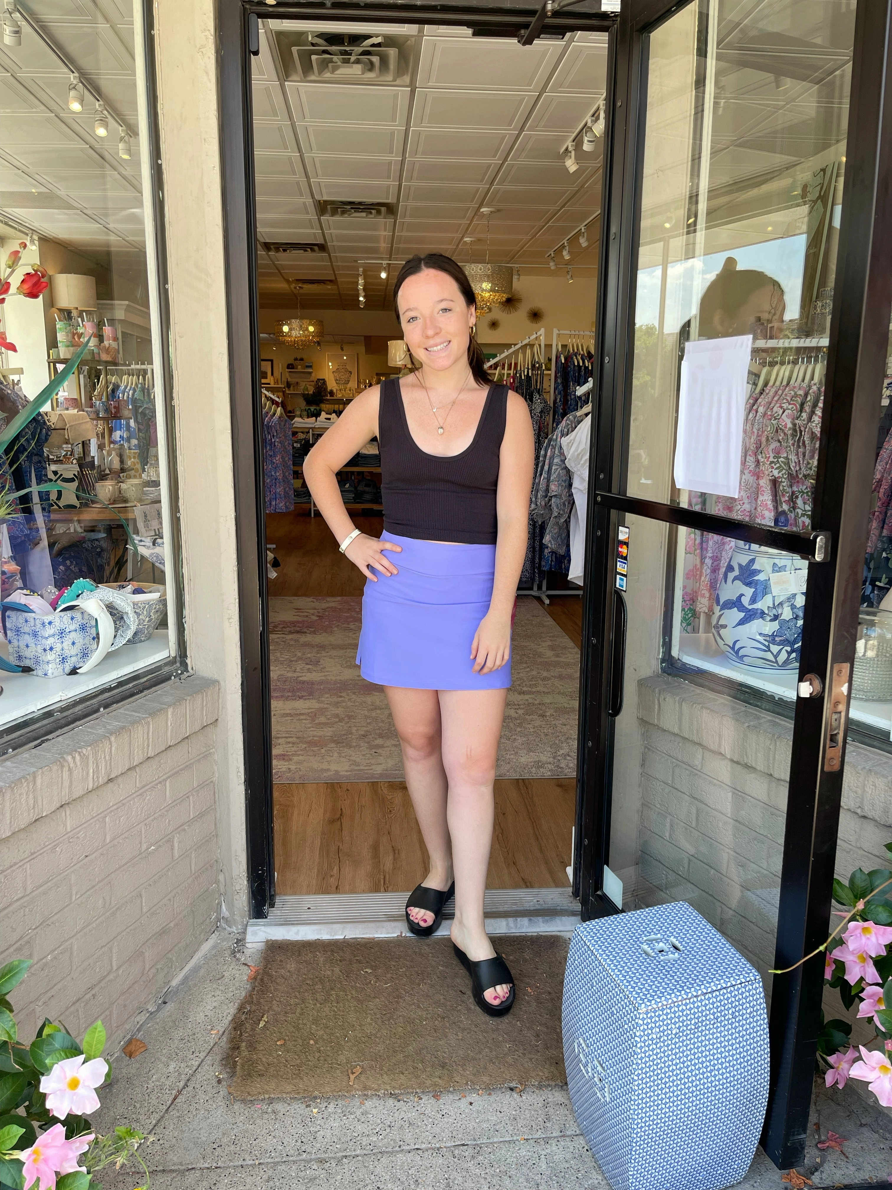 Razi Skort Lilac AntiStaticTreatment