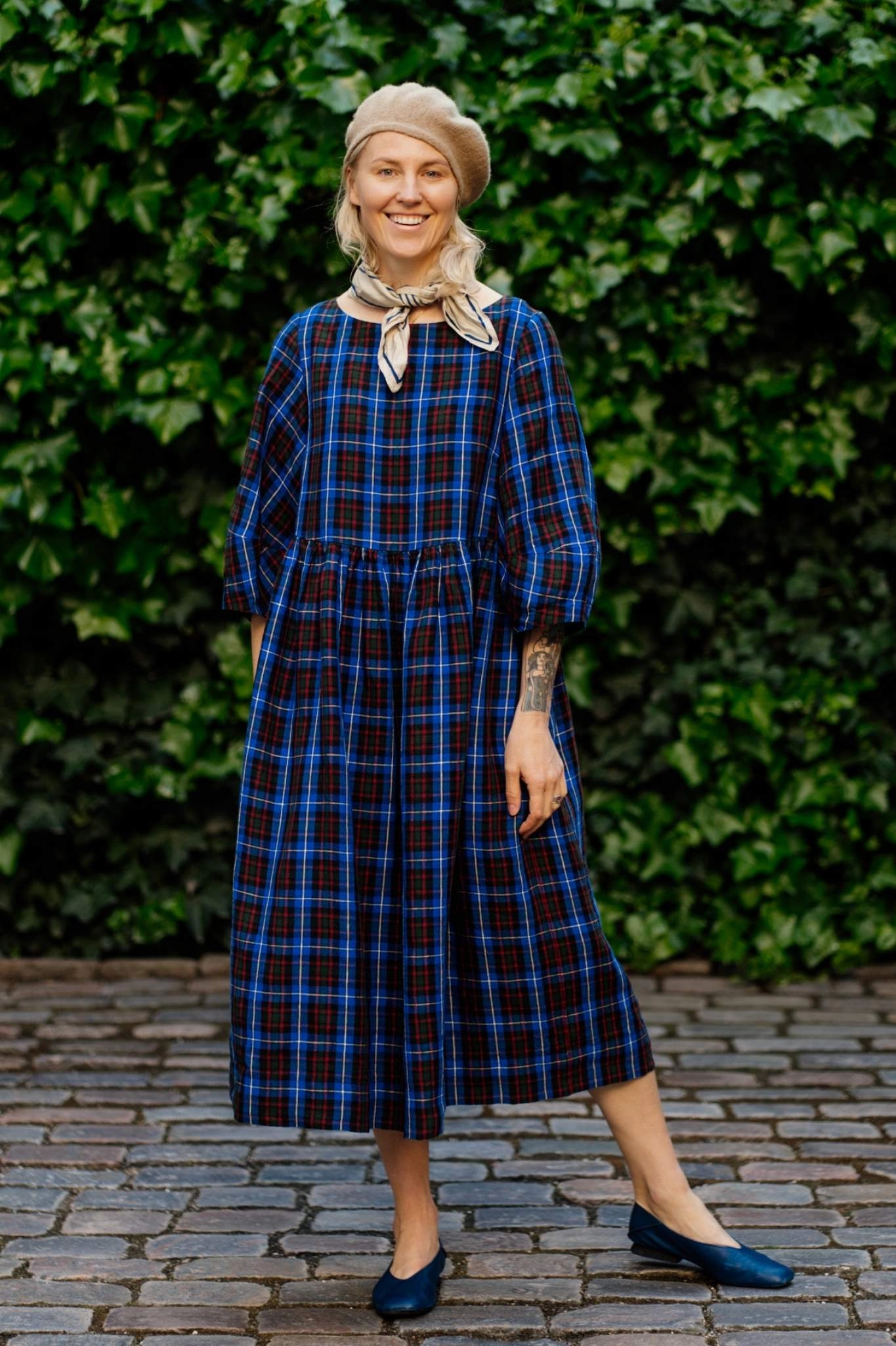 Soft Colorway Smart Layer Gaia ?C  Linen Smock Dress