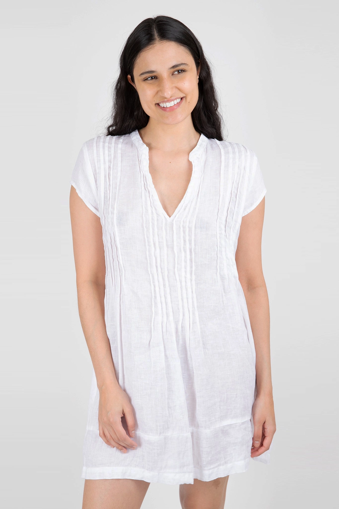 Regina Cap Sleeve MoistureWicking Fabric TailoredCut