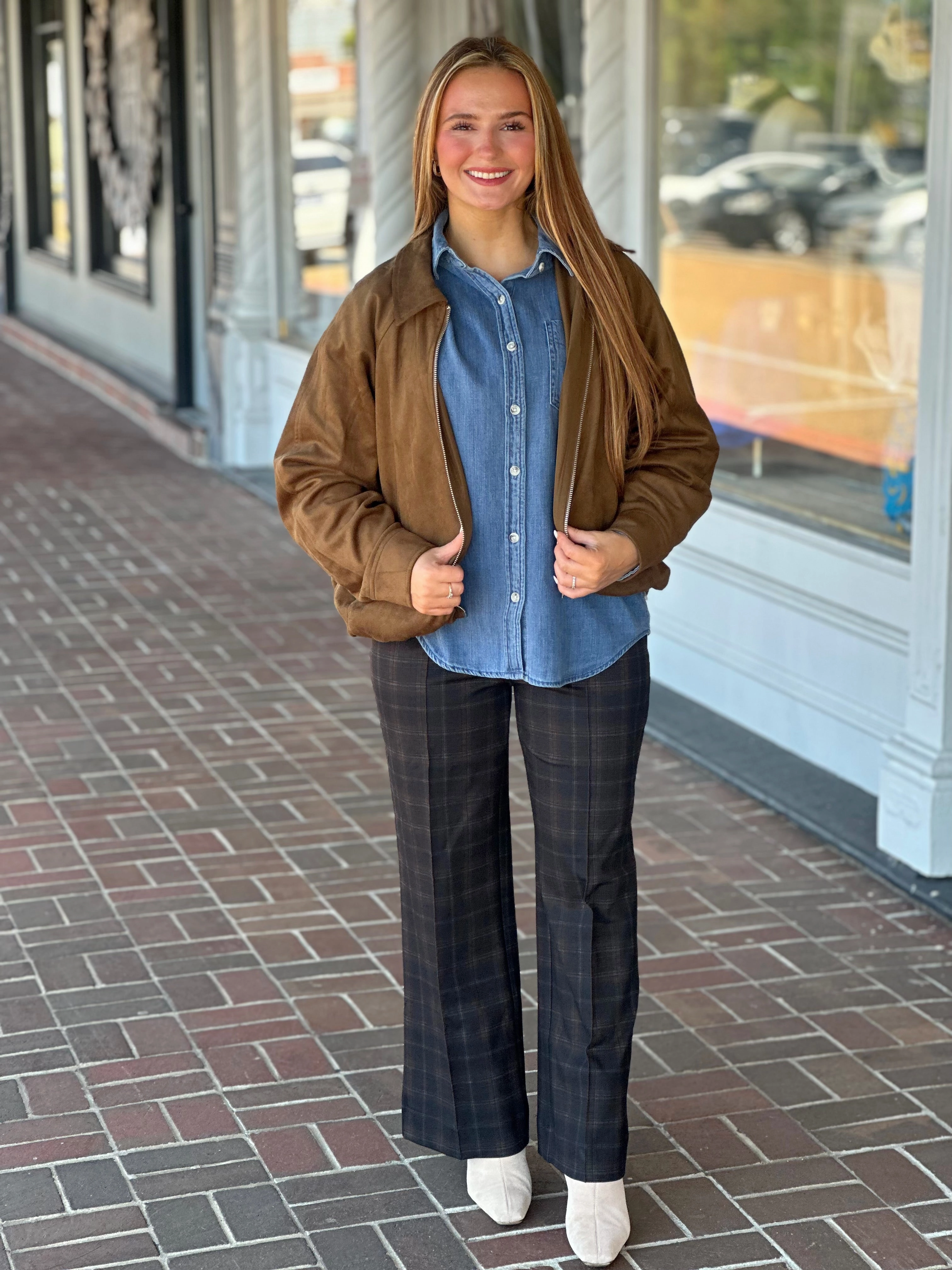 Flexible Cuffs Durable Double Stitching Steve Madden Mackey Jacket in Chestnut