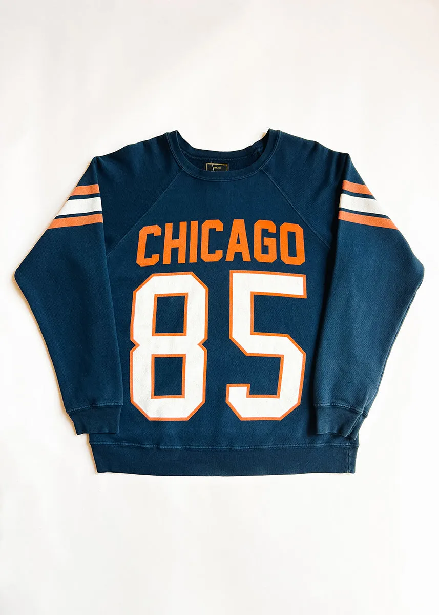 Chicago 85 Classic Crew Sweatshirt - Navy Knit Fit