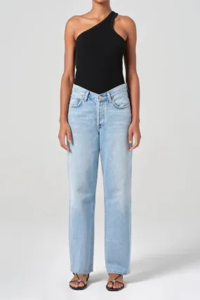 V-Waist Baggy Jean AntiStaticTreatment LowProfileStitching