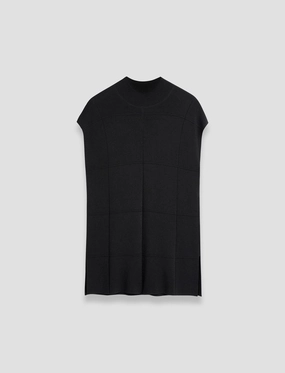 Grid Viscose Knitted Tank Top Breezy Day