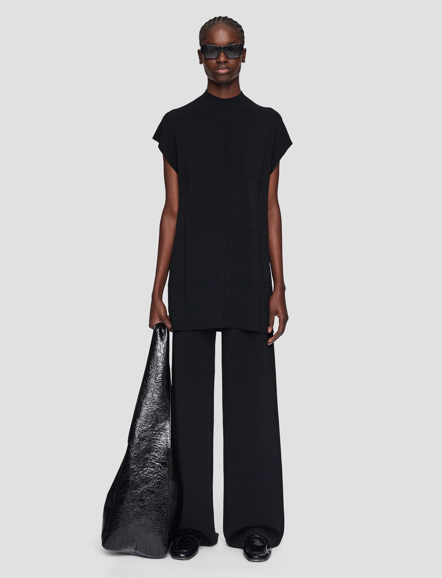 Grid Viscose Knitted Tank Top MoistureWicking Fabric