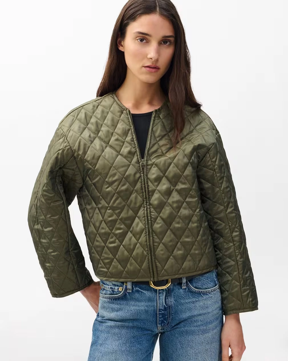 Winter Coat Nonie 2-In-1 Cotton Jacket Olive