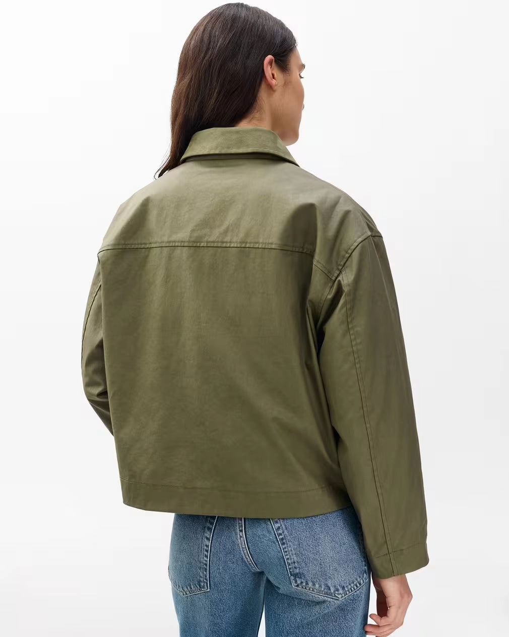 Trendy Accessory Assignment Nonie 2-In-1 Cotton Jacket Olive