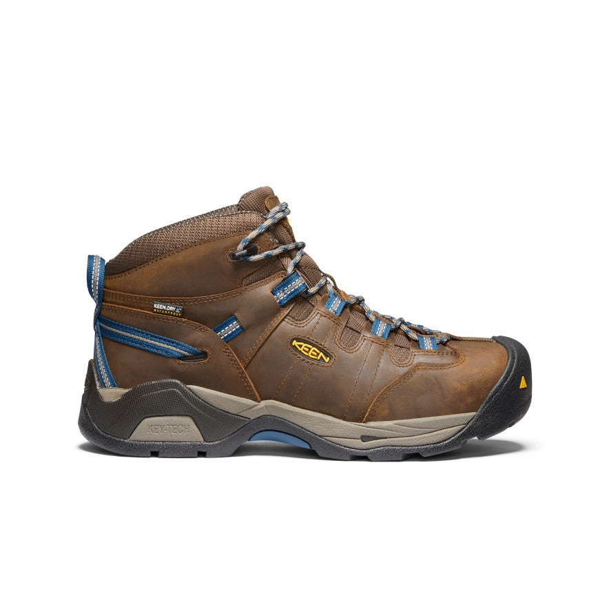 Men's Detroit XT Waterproof Boot (Steel Toe)  |  Cascade Brown/Orion Blue Durable Shell Backcountry Camper