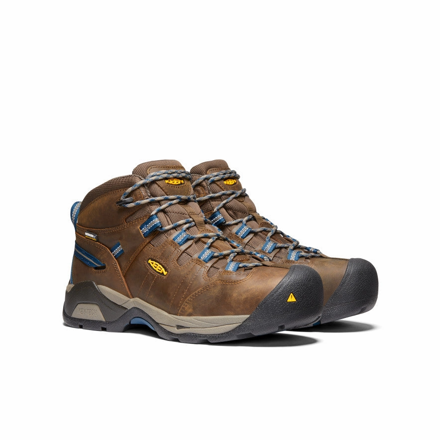 Hiking Boots Northern Resident Men's Detroit XT Waterproof Boot (Steel Toe)  |  Cascade Brown/Orion Blue