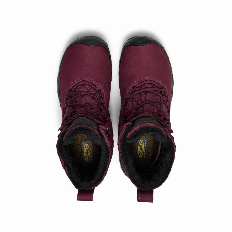 Women's Greta II Waterproof Boot  |  Fig/Black Mountain Climbing Breathable Work Commute