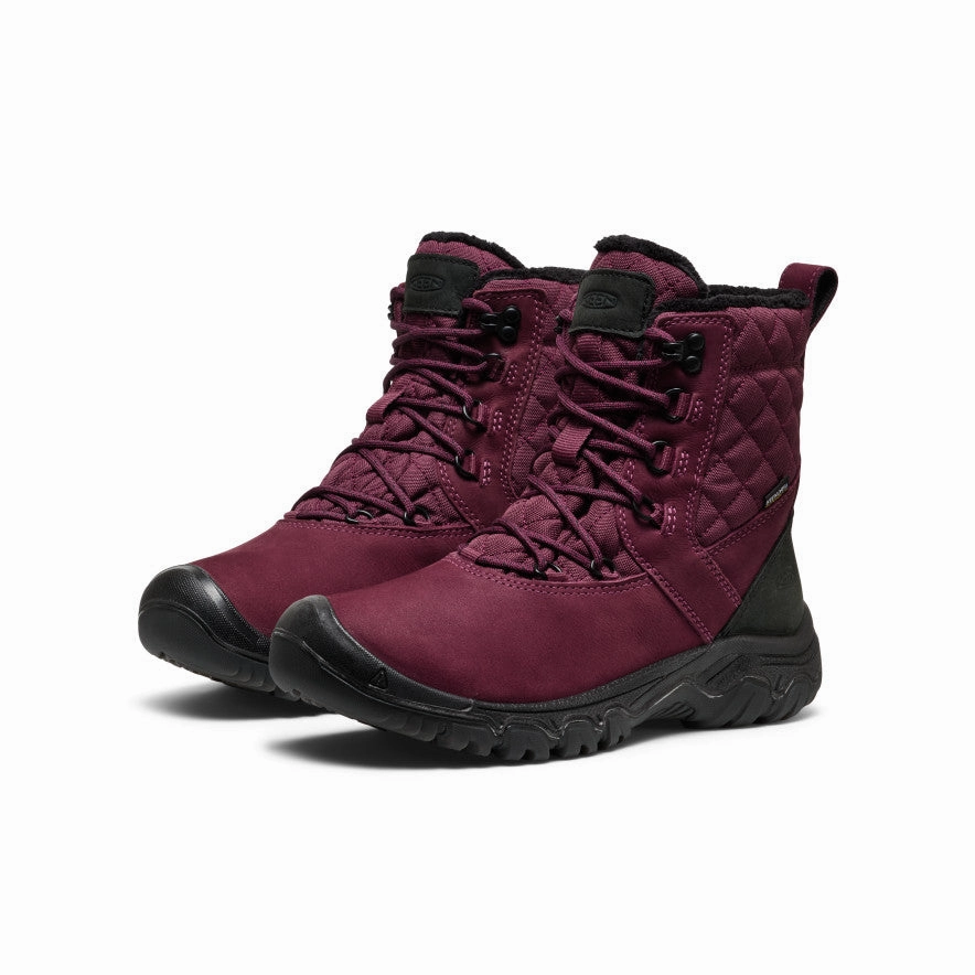 Women's Greta II Waterproof Boot  |  Fig/Black Comfortable Stability