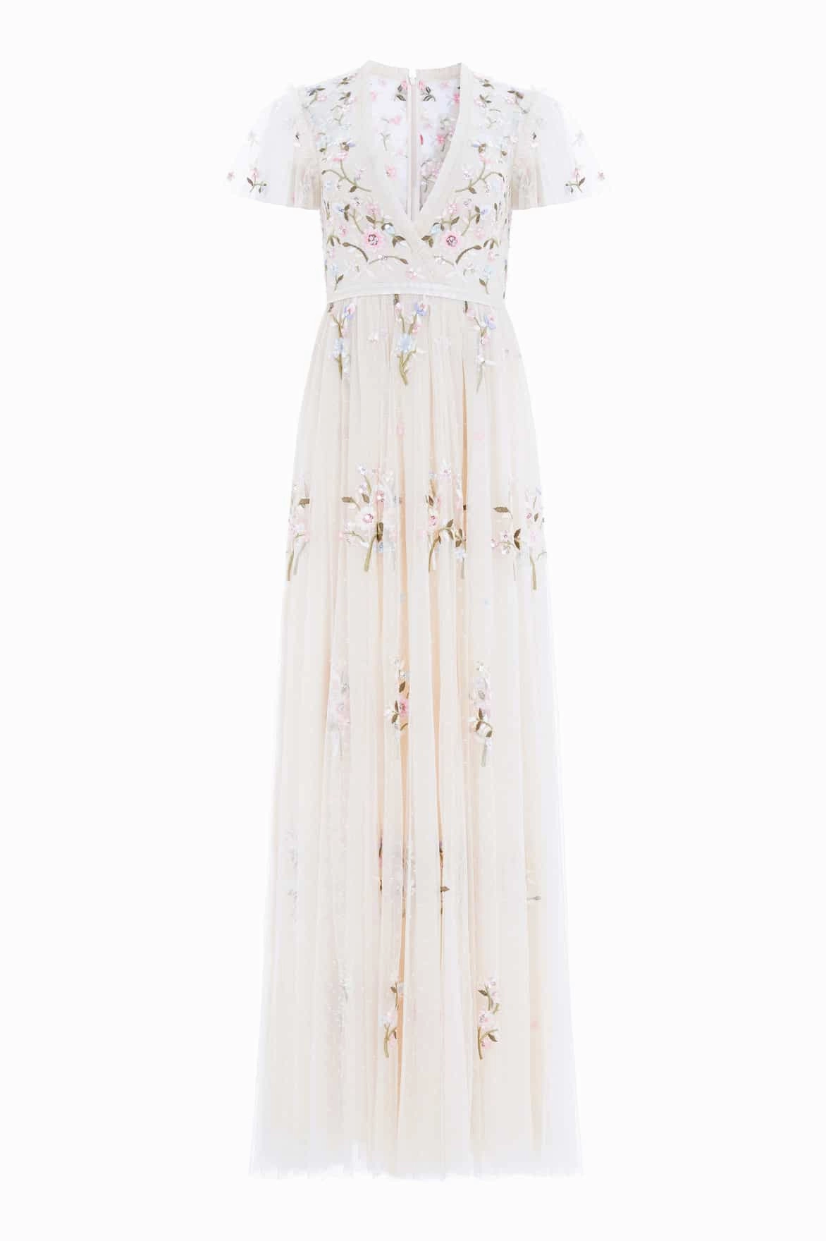 Structured Fit Petunia Cap Sleeve Gown