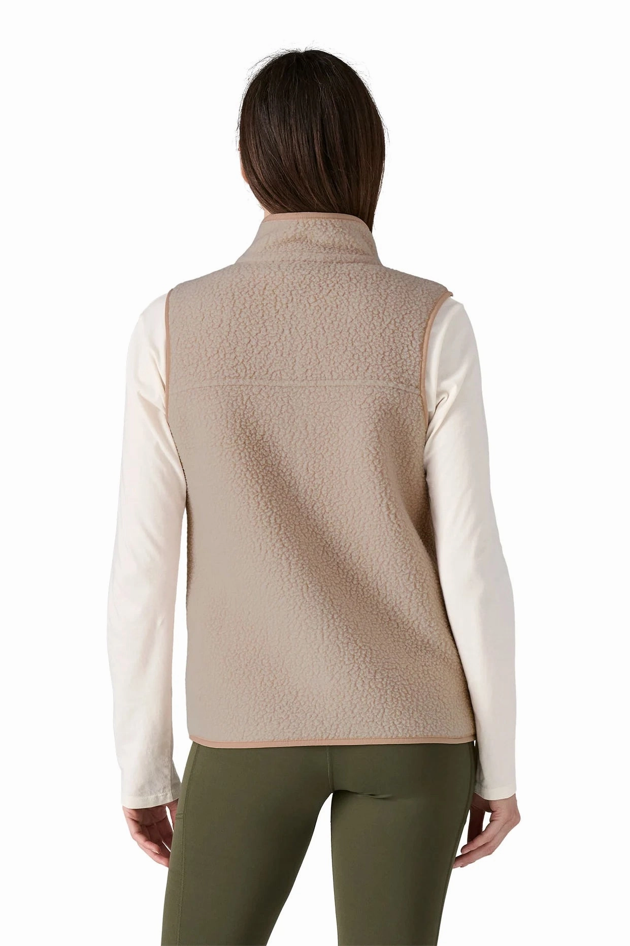 Retro Pile Fleece Vest Mark