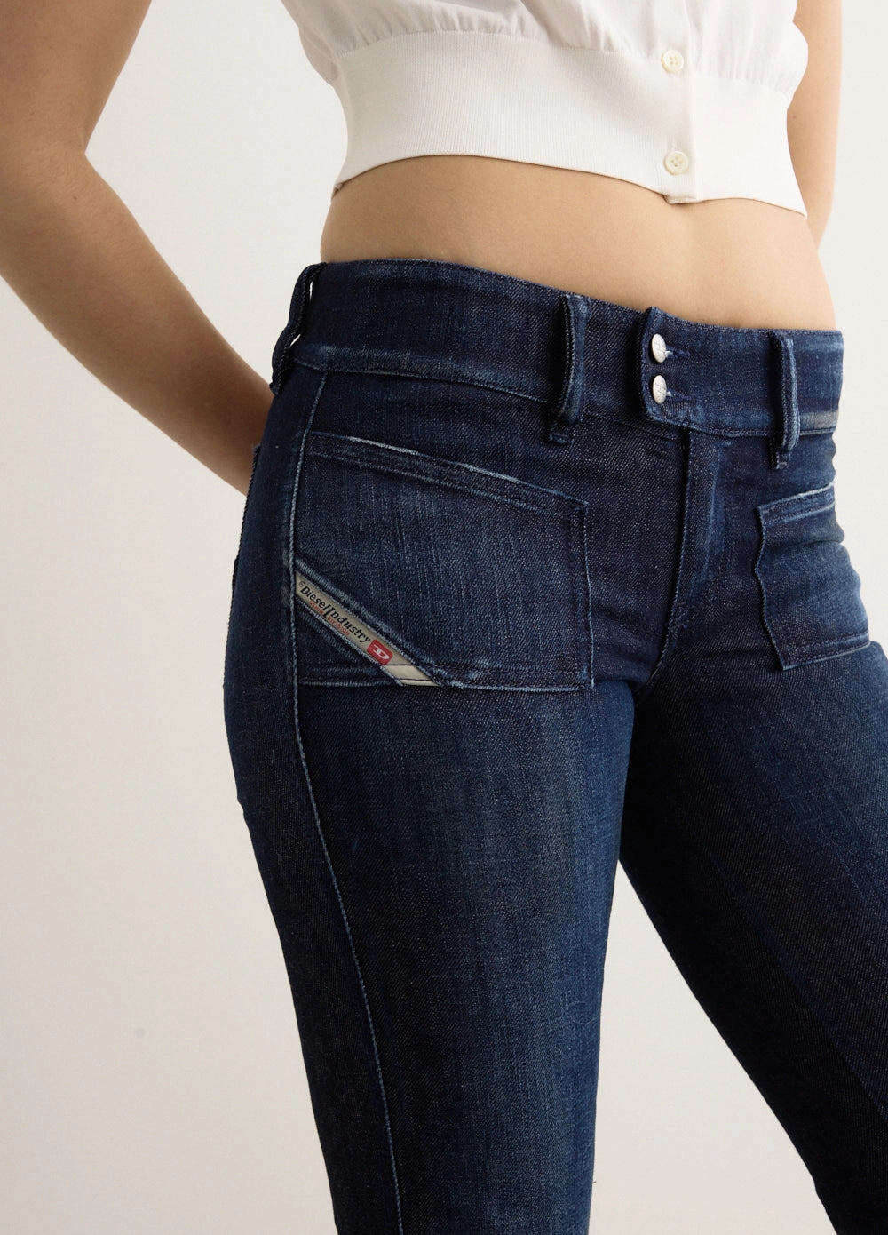 D-Hush 5 Pockets Jeans Core Wardrobe Shopping Day Street Fashion Textured