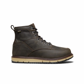 Traction Sole Men's San Jose 6" Waterproof Boot (Soft Toe)  |  Cascade Brown