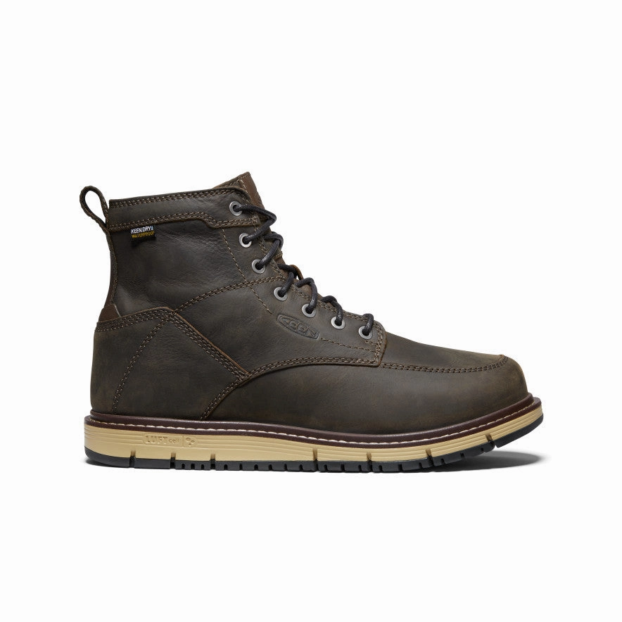Traction Sole Men's San Jose 6" Waterproof Boot (Soft Toe)  |  Cascade Brown