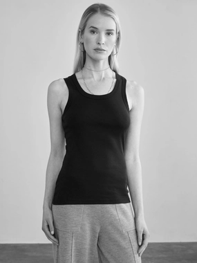 Interlock Stitch Detail RIB TANK