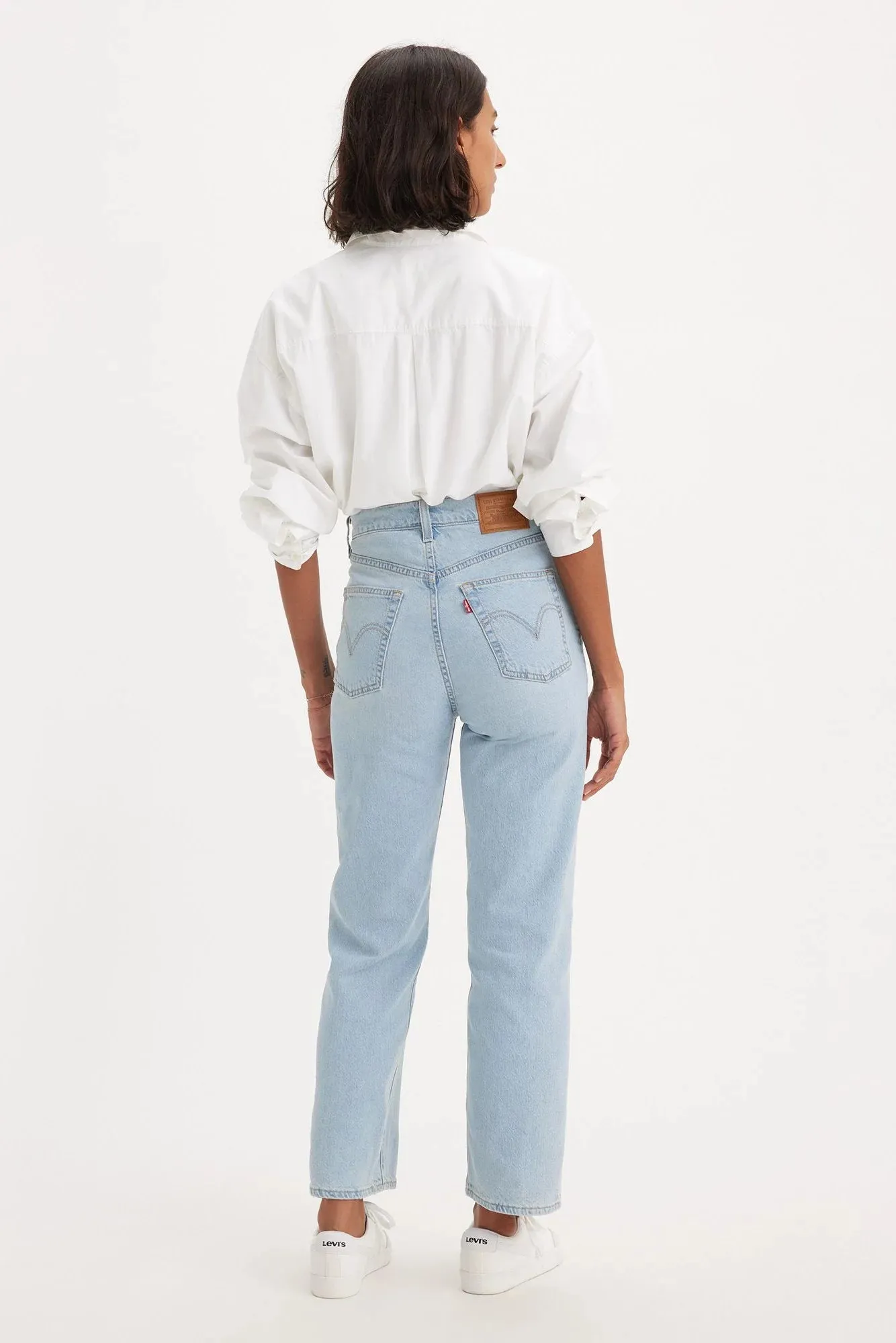 Ribcage Straight Ankle Jean Easy Stretch Fit Chic Appeal