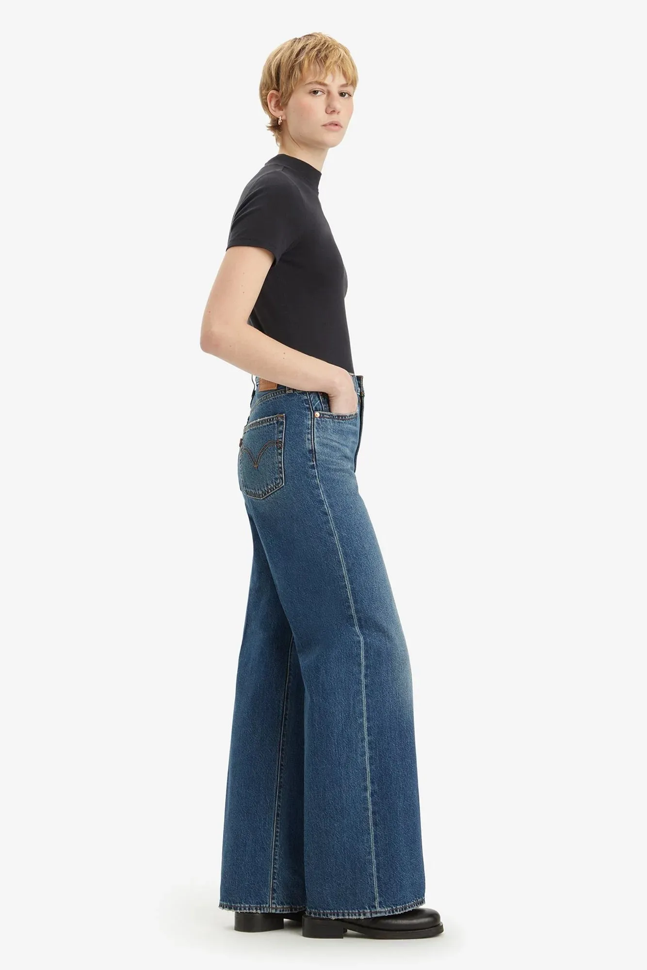 Ribcage Wide Leg Jean UVProtectionCoating