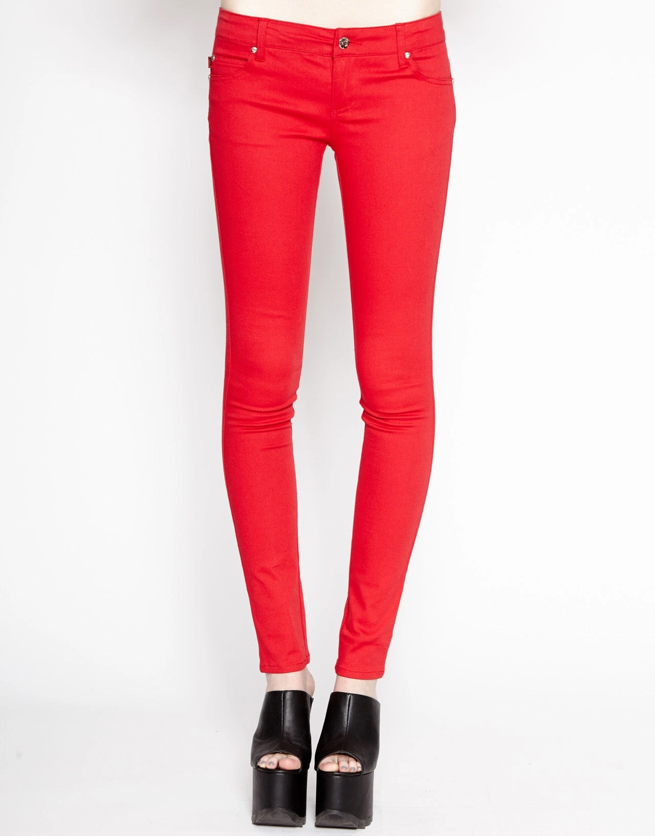 T-BACK JEAN RED Autumn Days Outdoor Enthusiast Streetwear Fan Stretch Recovery