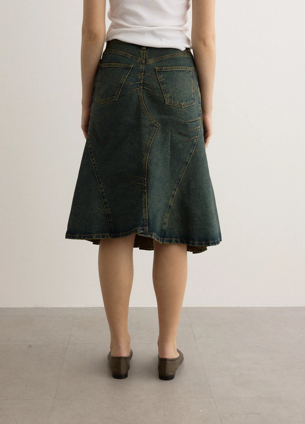 Custom Flare Layered Skirt Street Basics Year Rounder