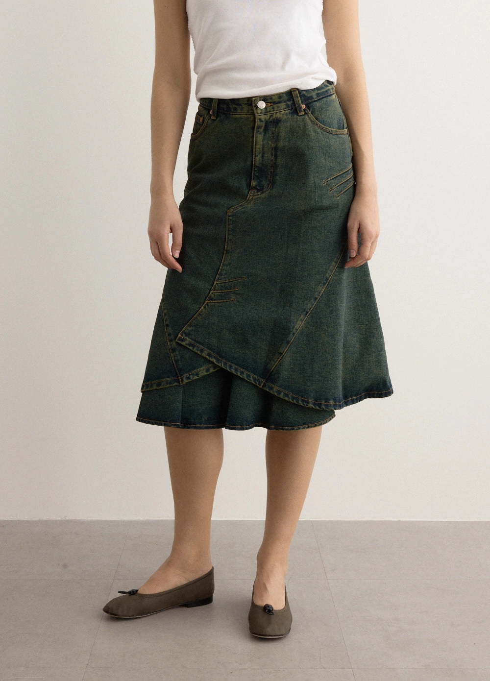 Custom Flare Layered Skirt Weather Friendly
