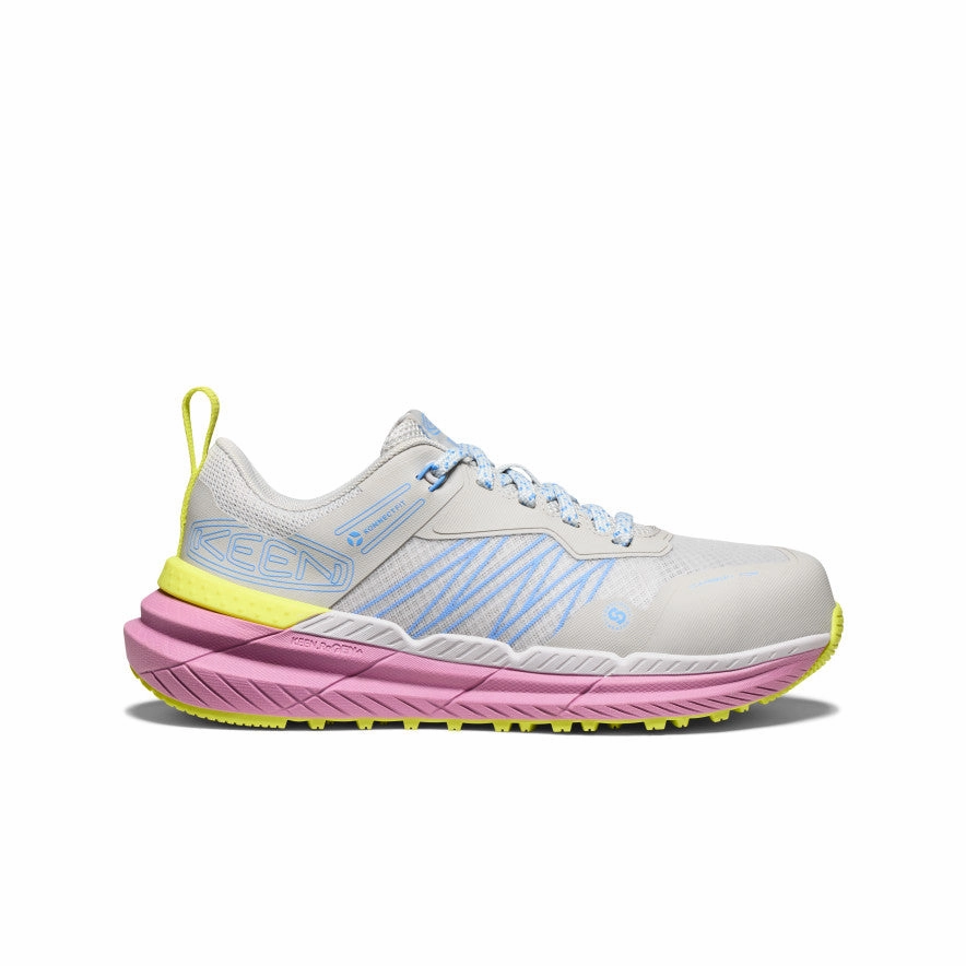 Roll Bar Stabilizer Comfort Oriented Women's Speedworks ESD Work Sneaker (Carbon Toe)  |  Alloy/Moonlight Mauve