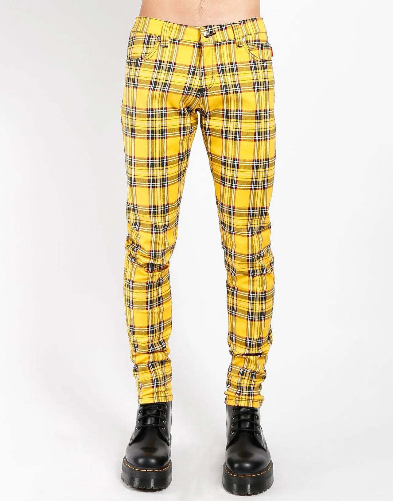 Active Layer Smart Look ROCKER JEAN YELLOW TARTAN
