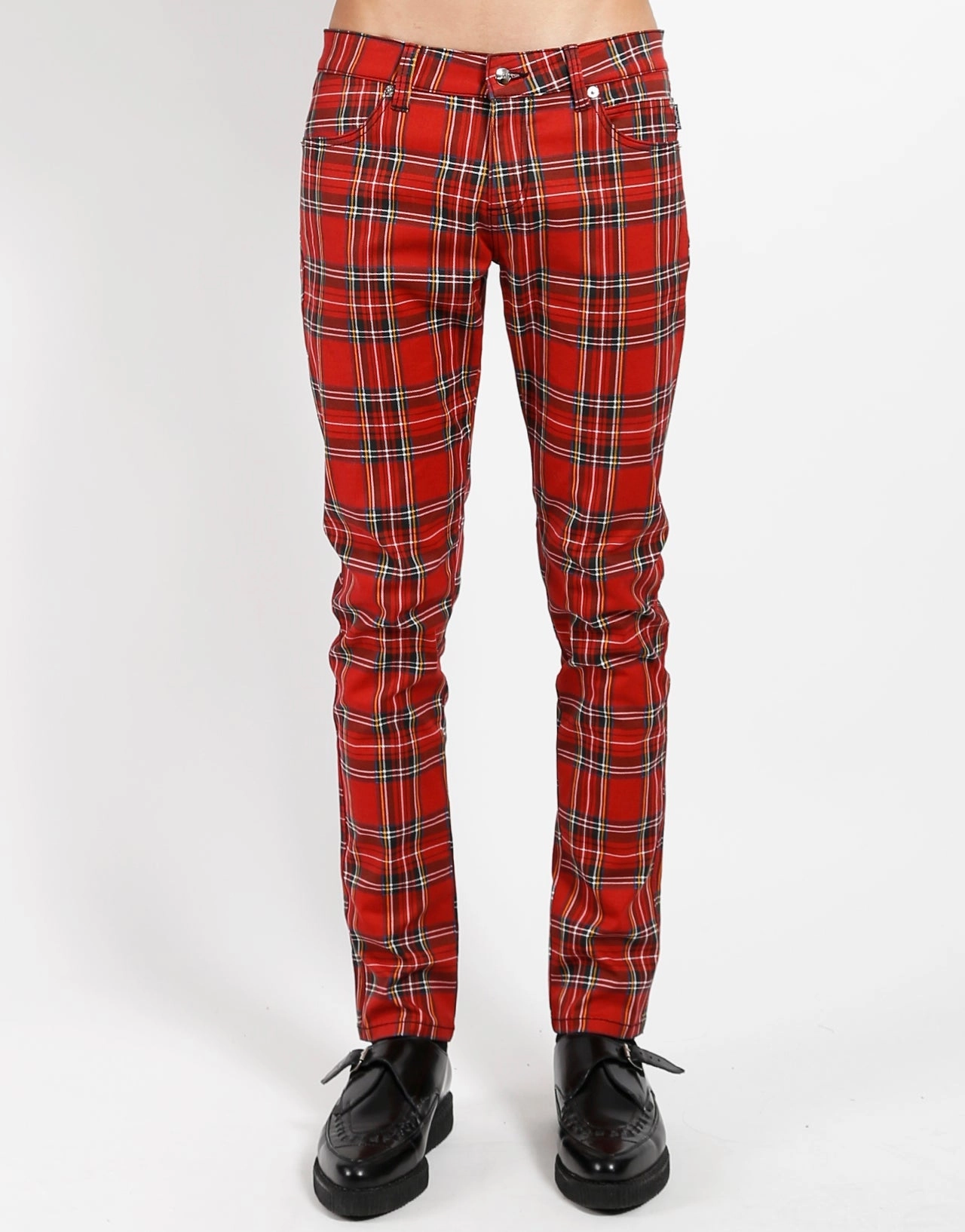 ROCKER JEAN RED TARTAN Weekend Style Rainy Day