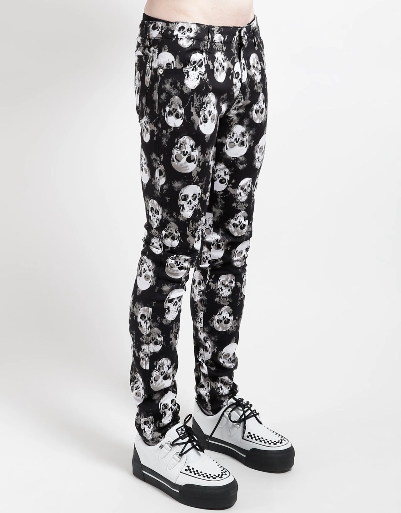 ROCKER JEAN SHADOW SKULL Soft Touch