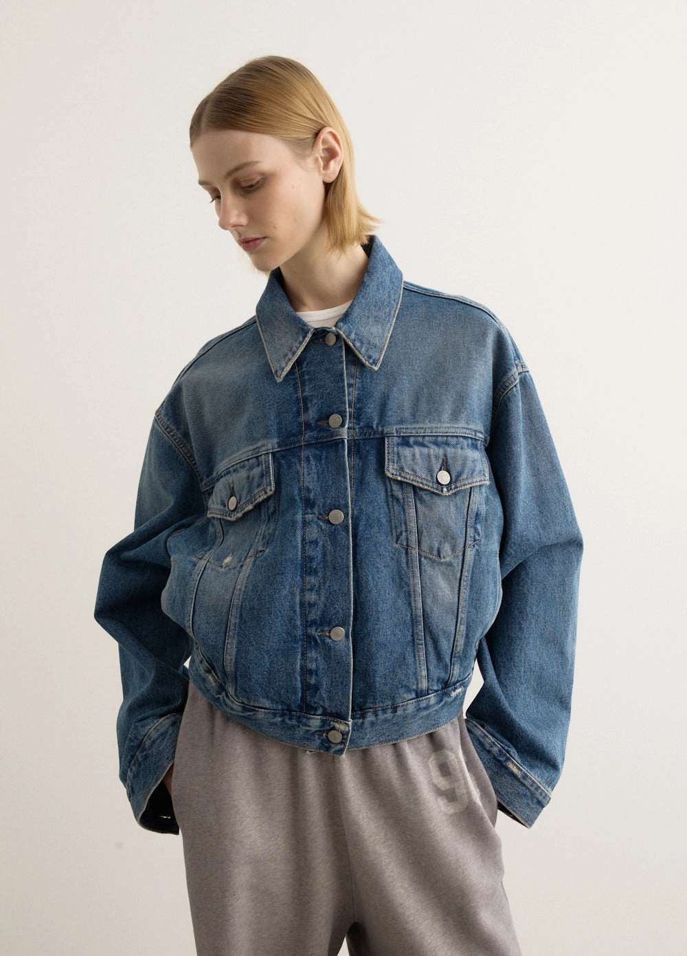 Streetwear Fan Minimalist Style Vintage Lover Teen Outfit Rowan Denim Jacket