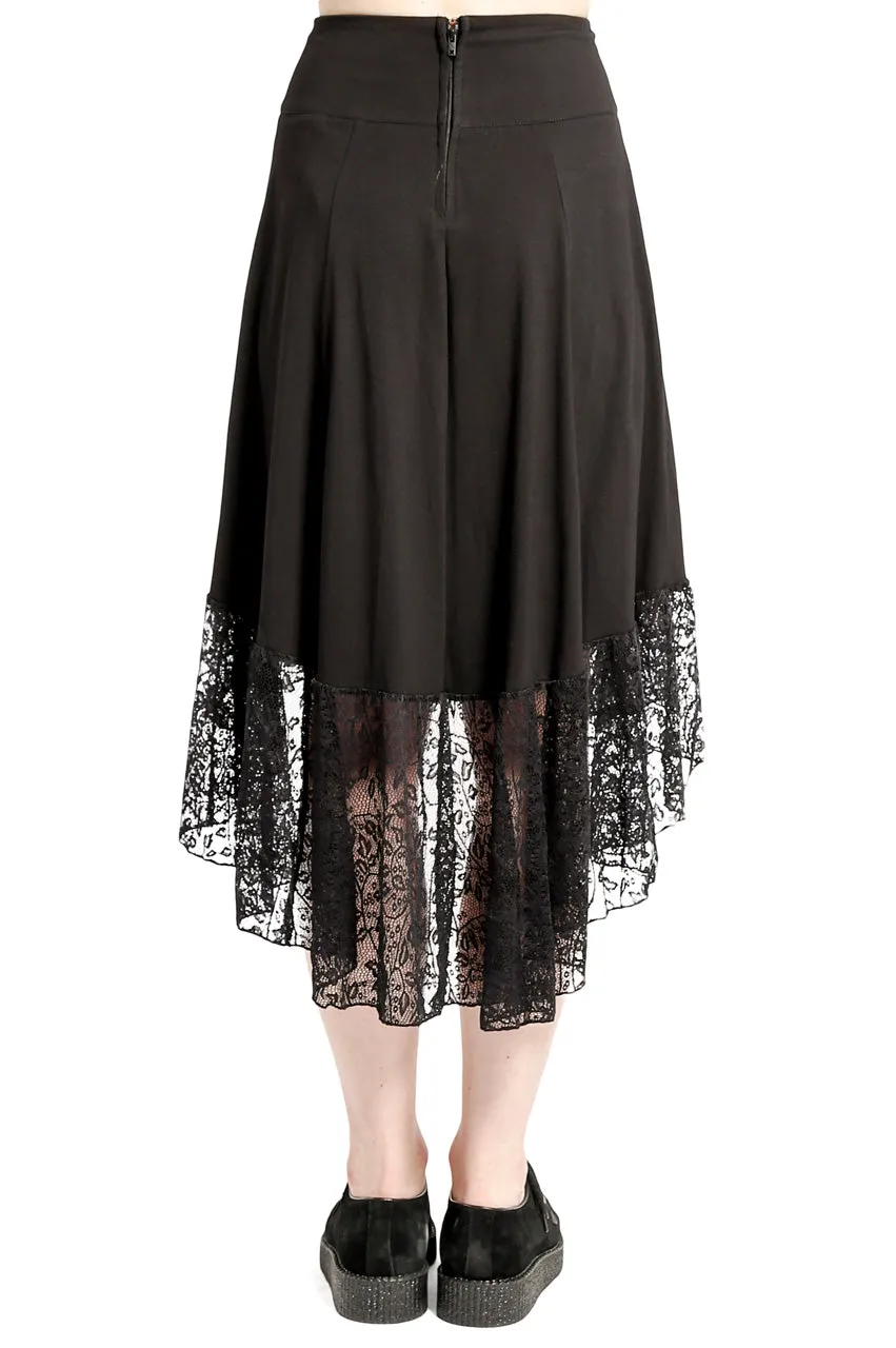 Royal Maiden Hi Lo Skirt Minimal Waistband