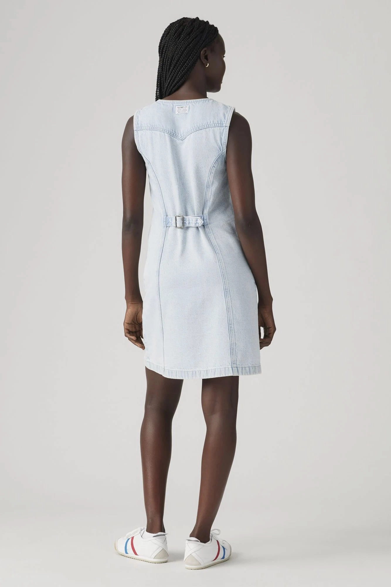 Vianna Vest Dress Refined Finish Bright-Hue