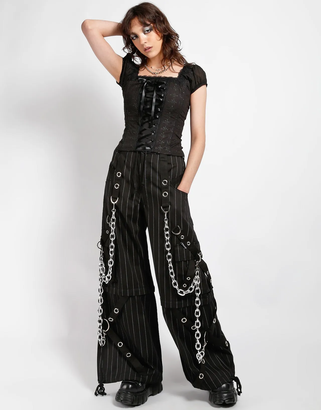 Laser cut Weekend Comfort GODFATHER CHAIN PANT