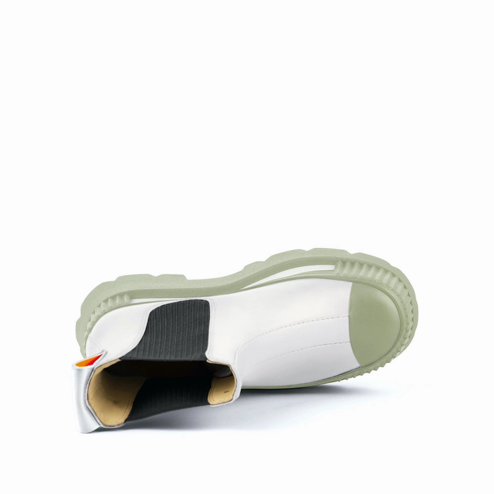 ESKER CHELSEA WHITE High-quality Biker Tough