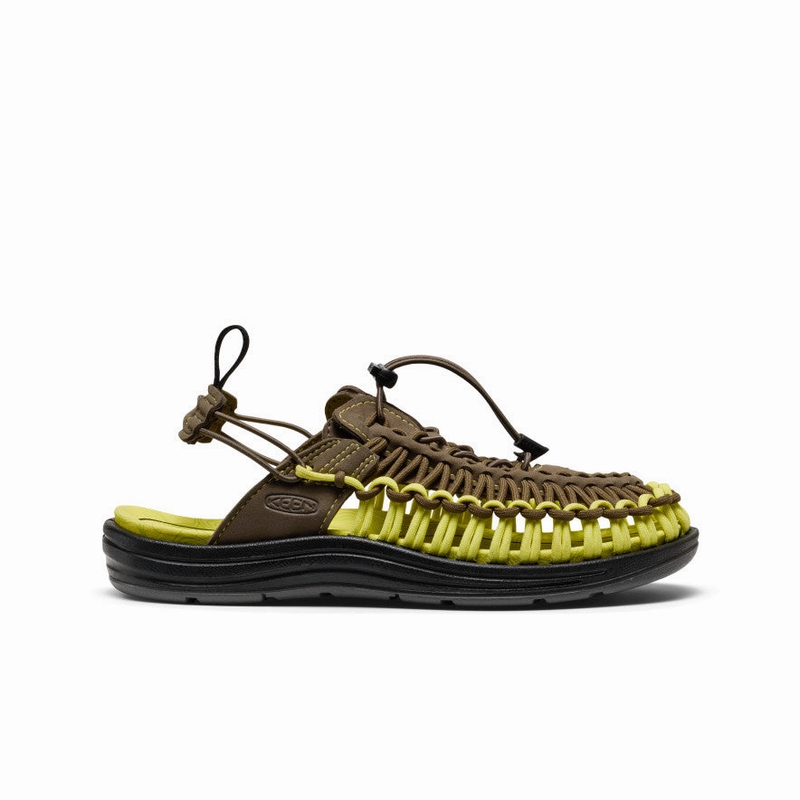 Air Flow Comfort Well Designed Slip On All Gender UNEEK II Convertible Metalwood  |  Metalwood Limeade
