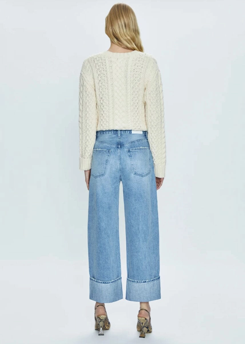 Sleek lines Ryder High Rise Cuffed Straight - Essex