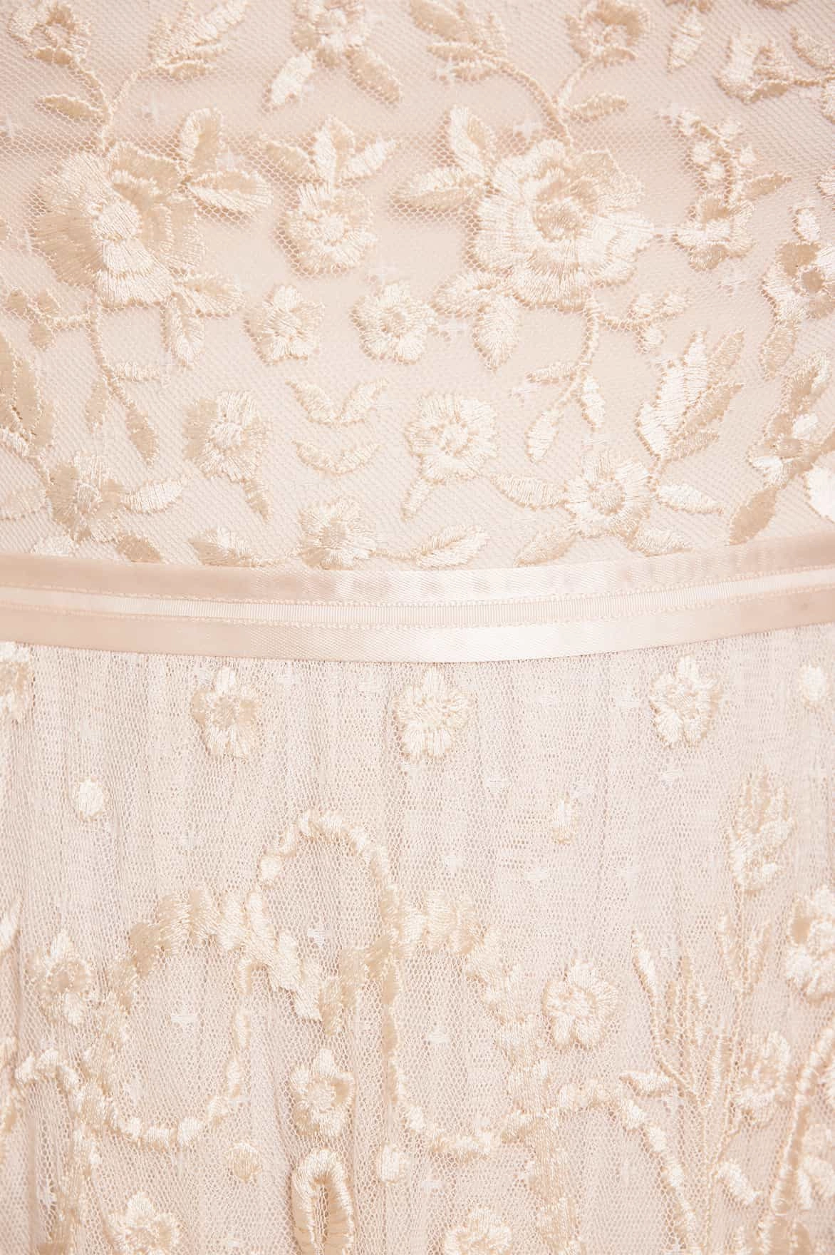 Timeless Cut Midsummer Lace Off-Shoulder Gown